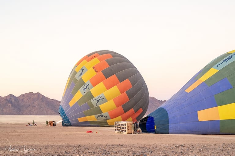 Namibia hot air balloon Safari